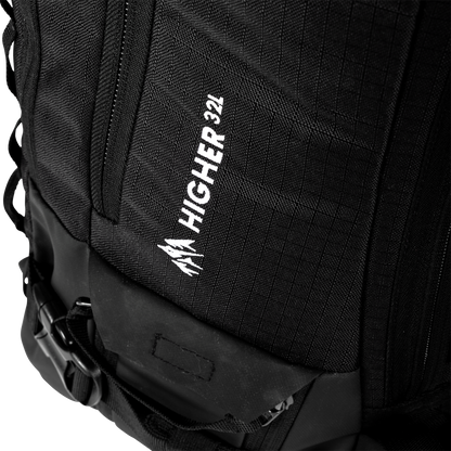 Jones Higher 32L Backpack Stealth Backpack Detail Logo 2