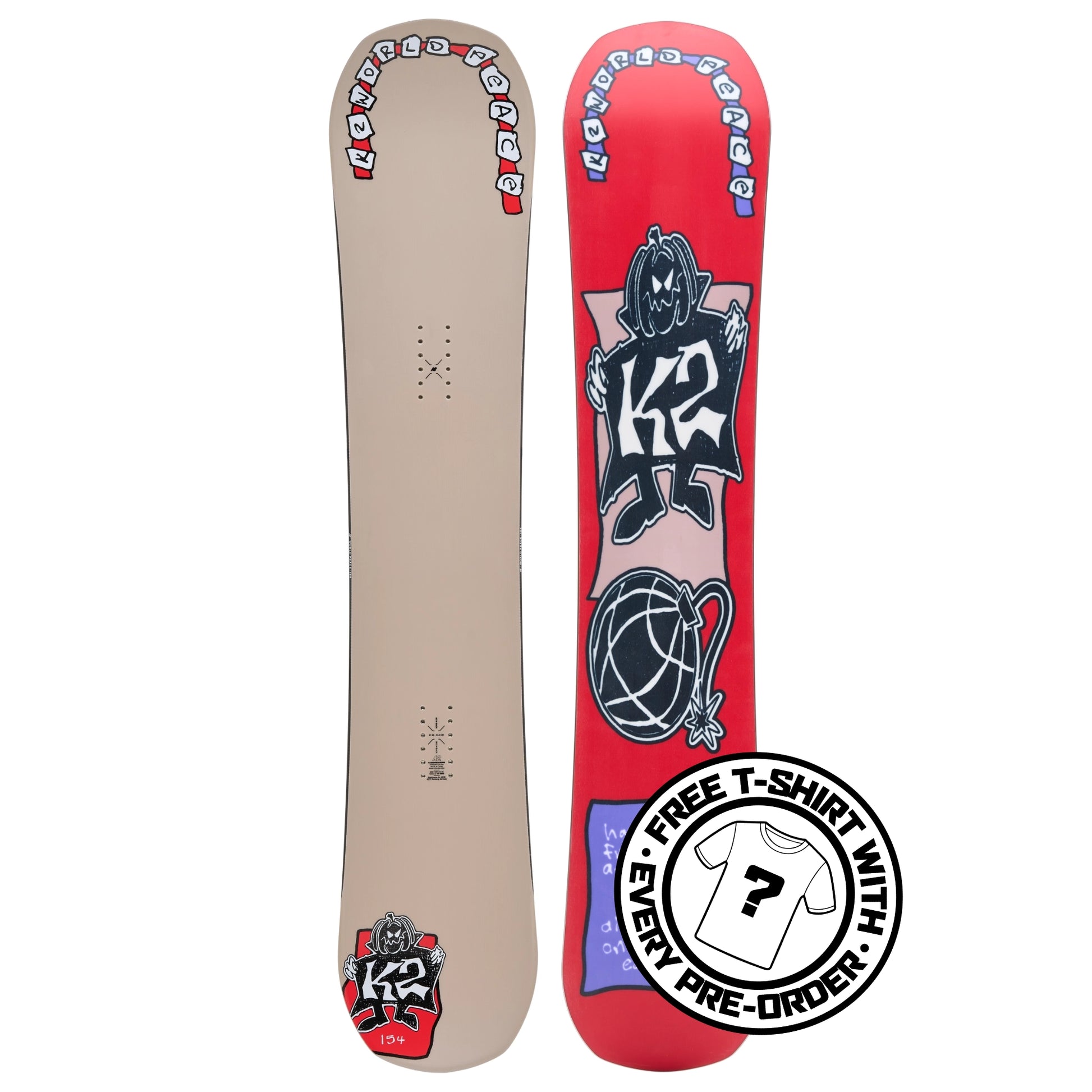K2 World Peace Snowboard 2027 | Ballistyx