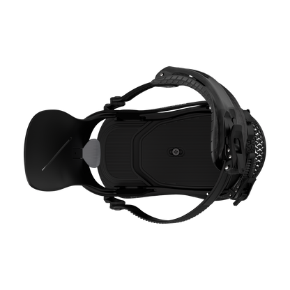 Rome Katana AW FASE Snowboard Bindings Black 2025 – top strap open