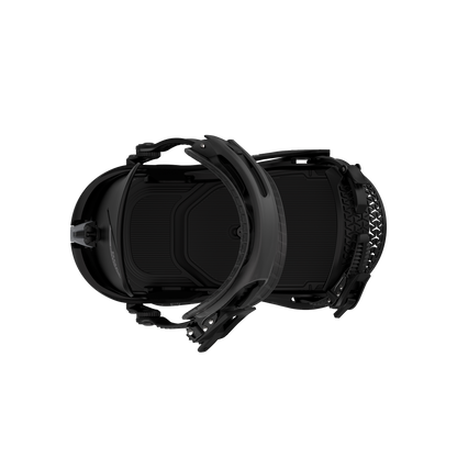 Rome Katana AW FASE Snowboard Bindings Black 2025 – top strap closed
