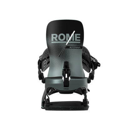 Rome Katana AW FASE Snowboard Bindings Slate 2025 – rear highback