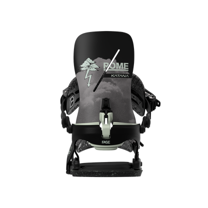 Rome Katana AW FASE Snowboard Bindings Ståle 2025 – rear highback