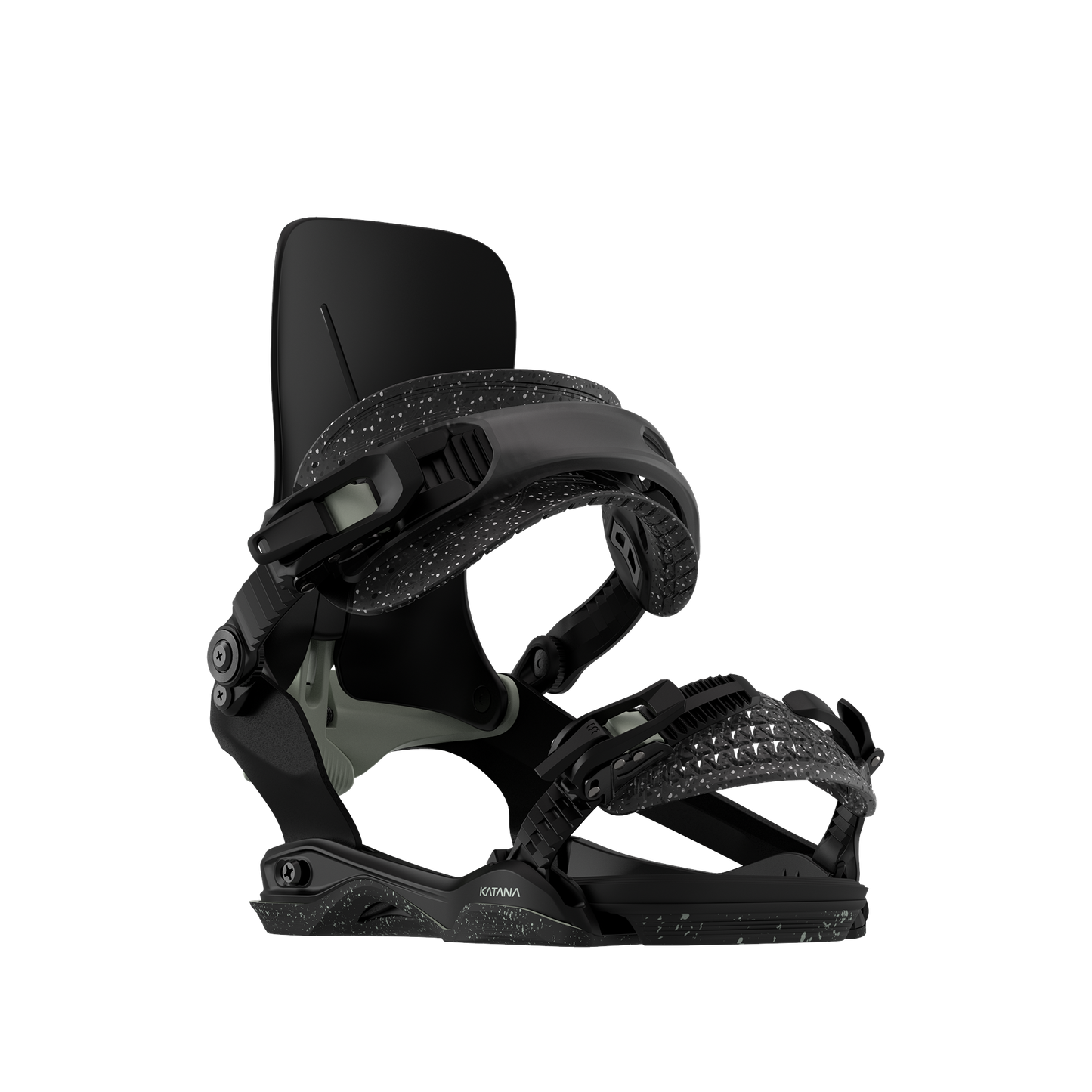 Rome Katana AW FASE Snowboard Bindings Ståle 2025 – front 45° view
