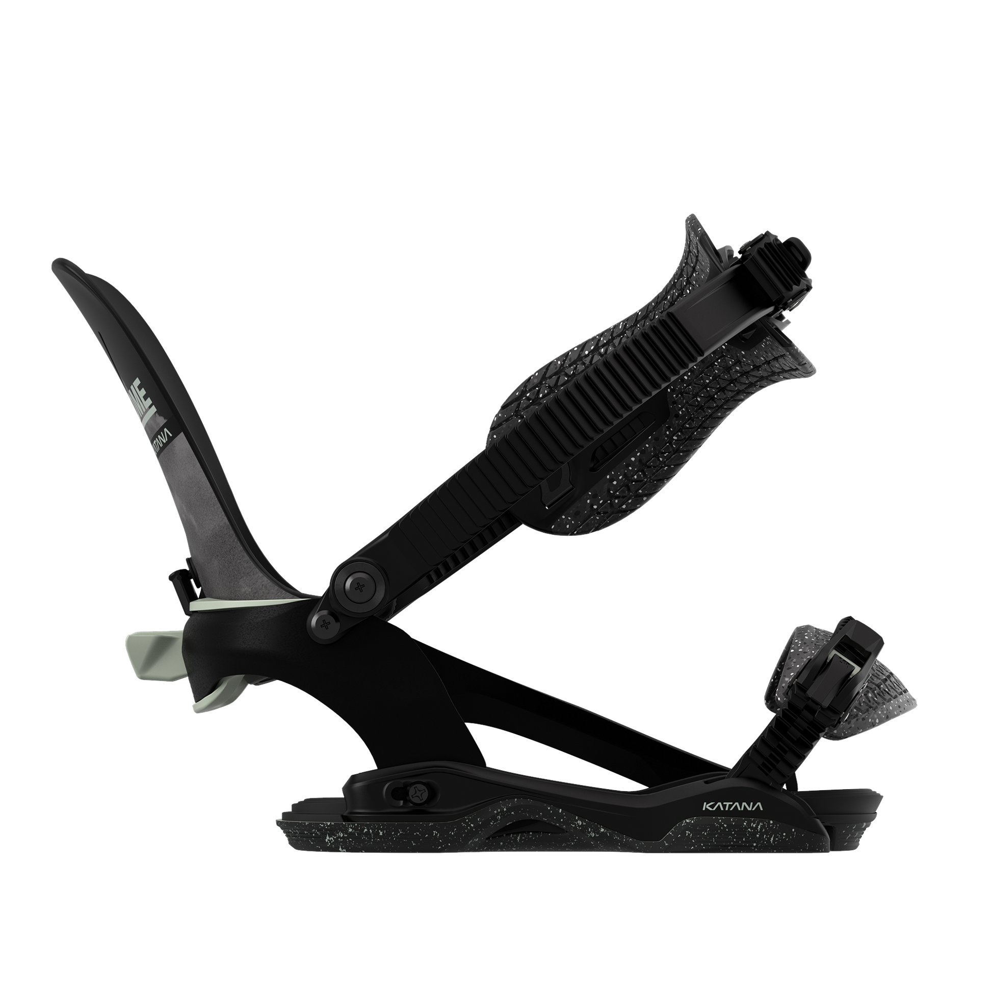 Rome Katana AW FASE Snowboard Bindings Ståle 2025 – side strap open