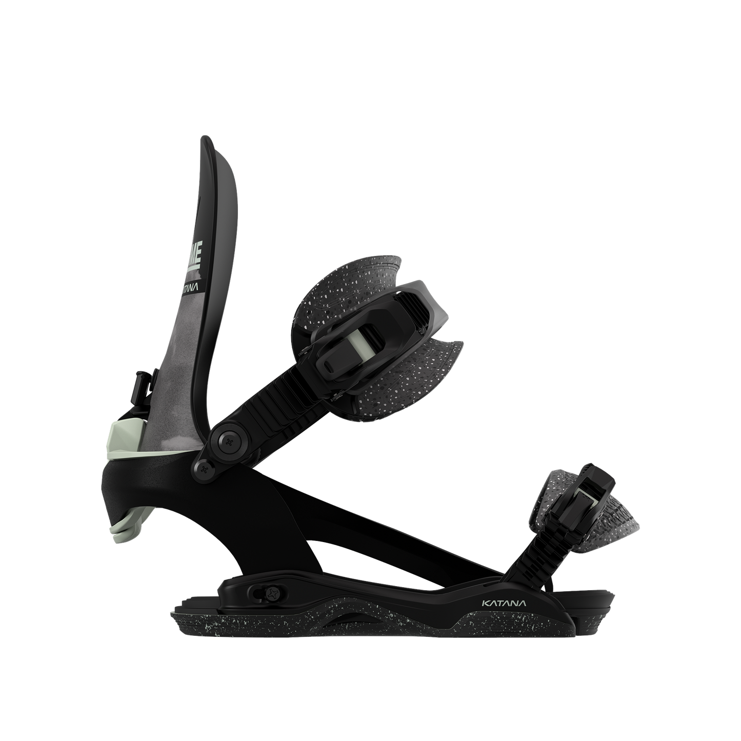 Rome Katana AW FASE Snowboard Bindings Ståle 2025 – side strap closed