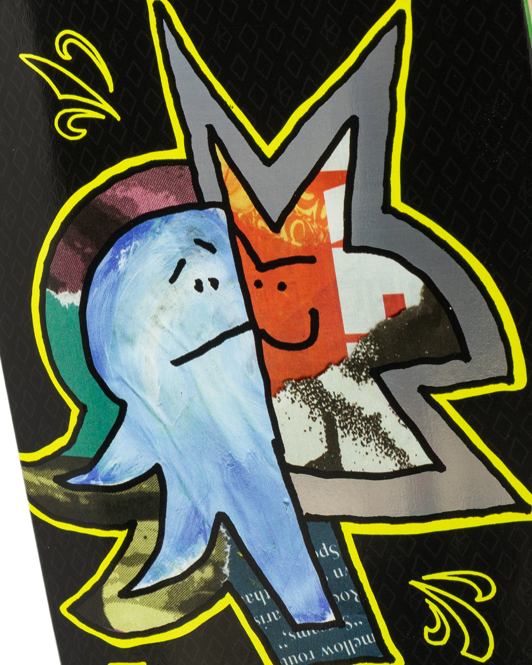 Krooked Gonz Sig Shaped Skateboard Deck 9.81"