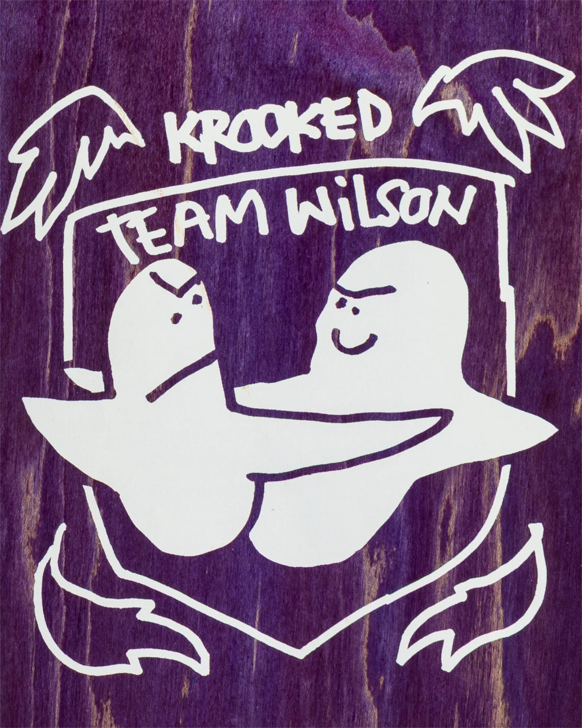 Krooked Johnny Wilson Guest Zinger Nano Skateboard Deck 7.37"