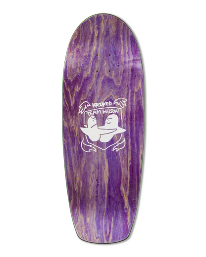 Krooked Andrew Wilson Zogger Skateboard Deck 10.75"