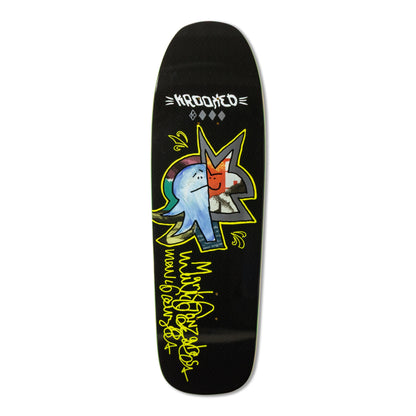 Krooked Gonz Sig Shaped Skateboard Deck 9.81"