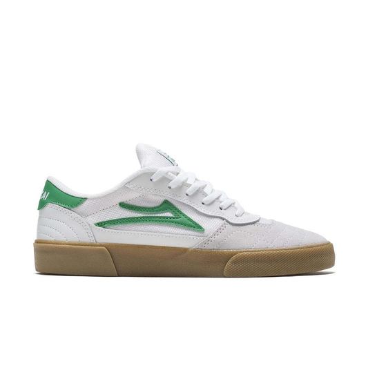 LAKAI CAMBRIDGE SHOES - WHITE/GRASS SUEDE