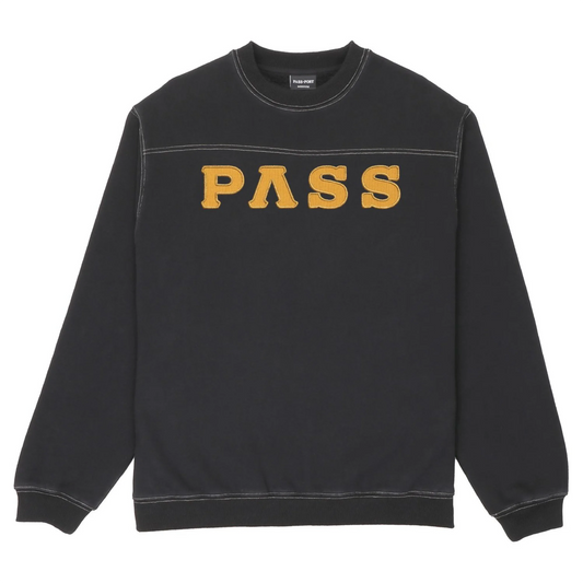 Pass~Port Letterhead Panel Sweater – R#48