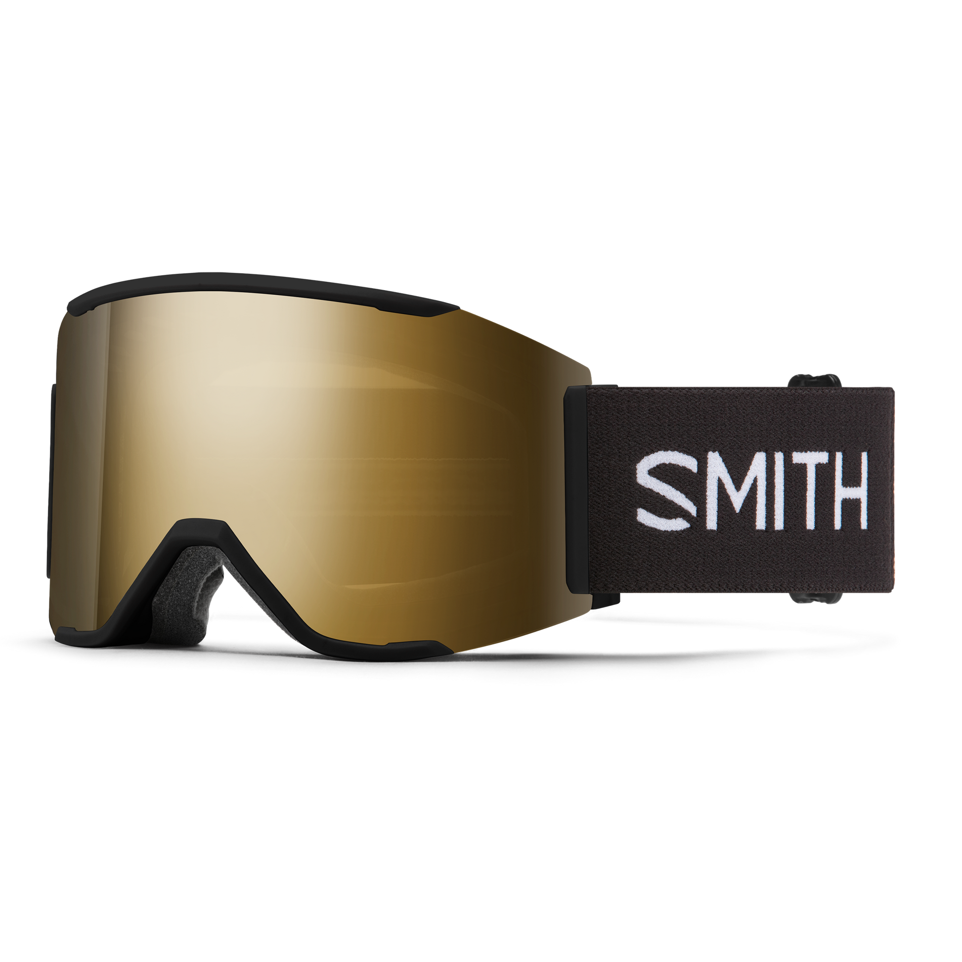 Smith Squad Mag Goggles - Black with ChromaPop Sun Black Gold Mirror Lens
