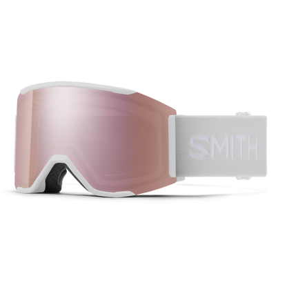 Smith Squad Mag Goggles - White Vapor with ChromaPop Everyday Rose Gold Mirror Lens