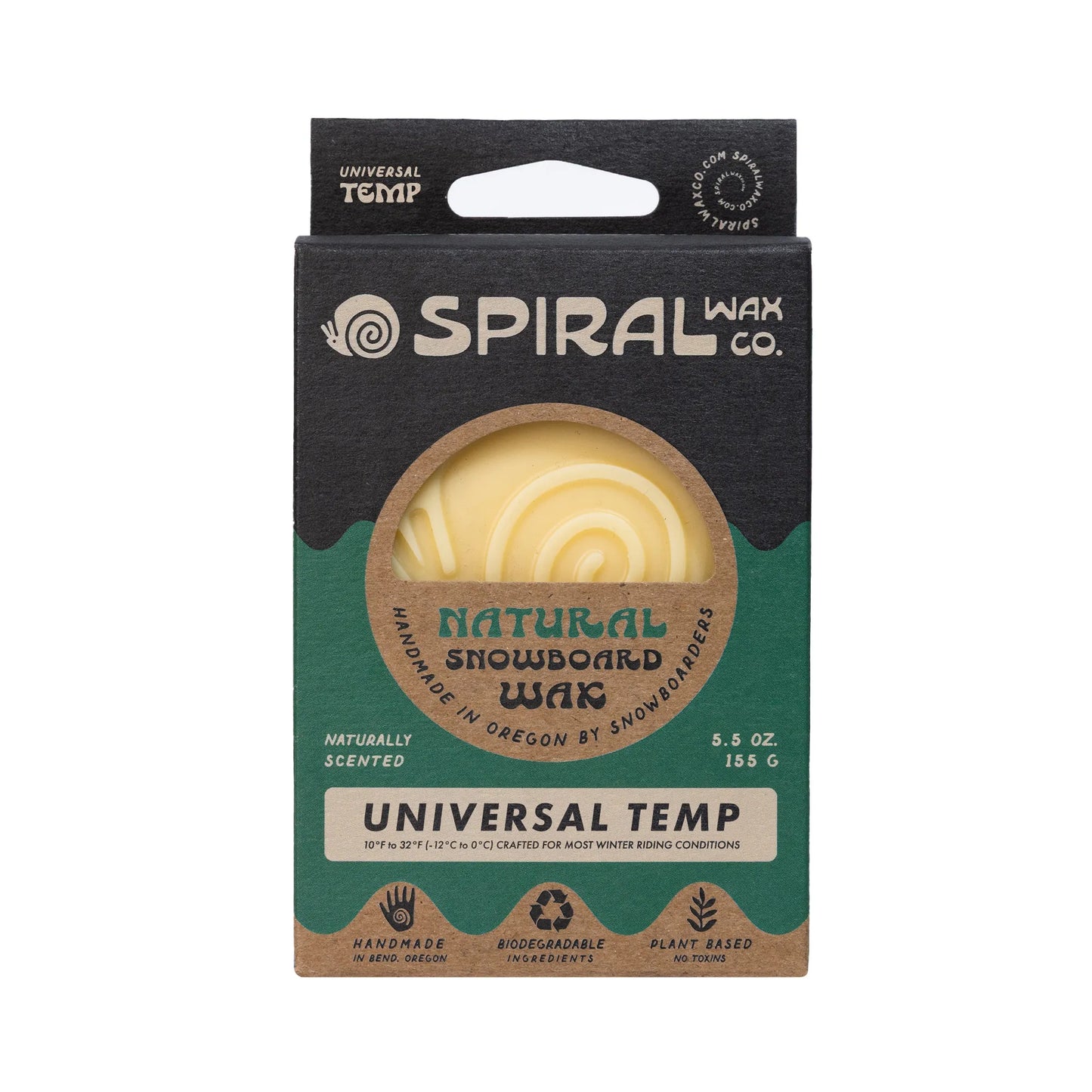 Spiral All Temp Natural Snowboard Wax