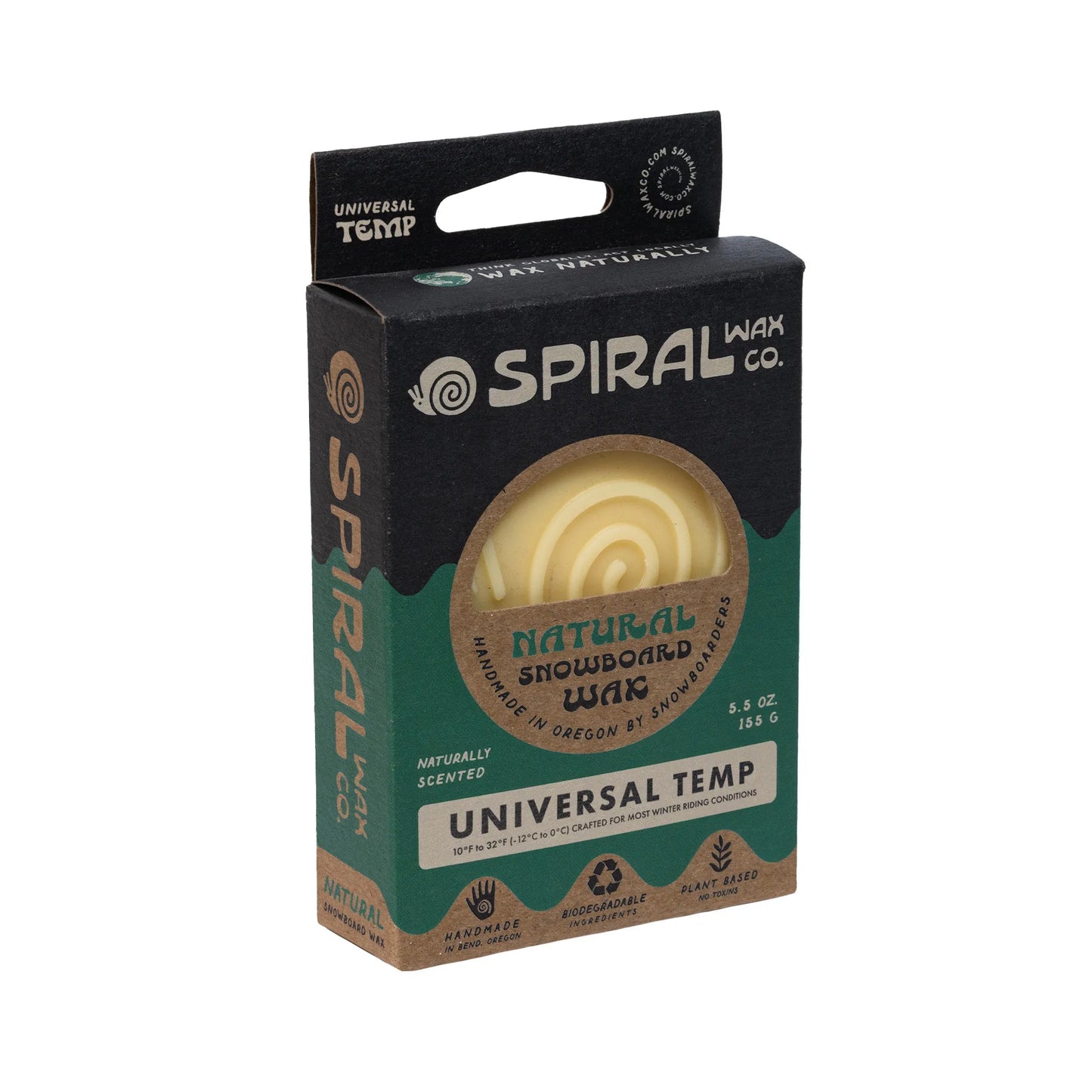 Spiral All Temp Natural Snowboard Wax