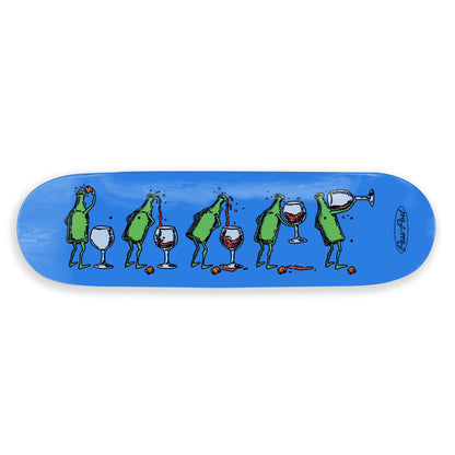 Pass~Port Over It On The Bottle Skateboard Deck 8.25" - R#47