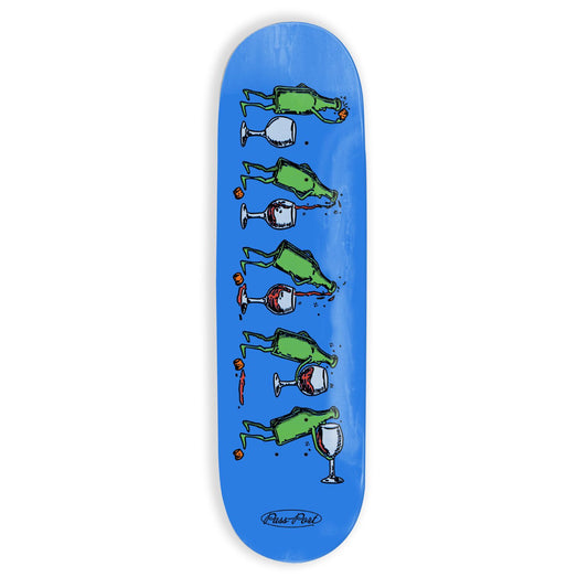 Pass~Port Over It On The Bottle Skateboard Deck 8.25" - R#47