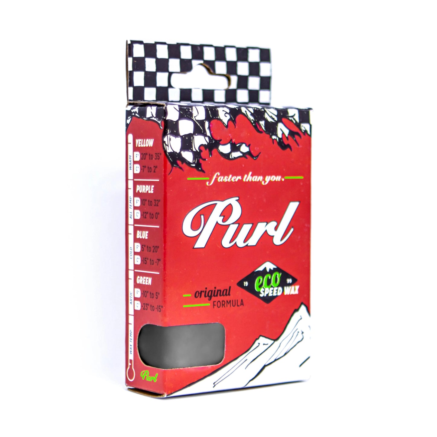 Purl Graphite Black Ski and Snowboard Wax