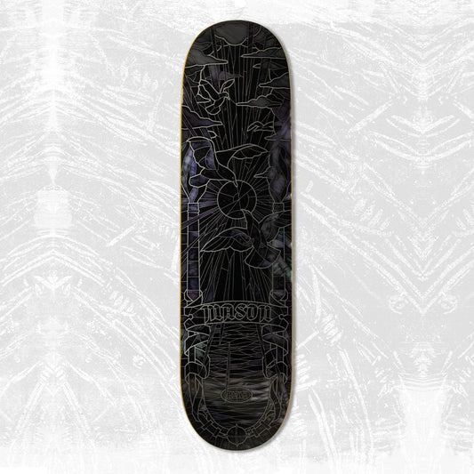 REAL Mason Silva Black Sunday Cathedral Skateboard Deck 8.25"