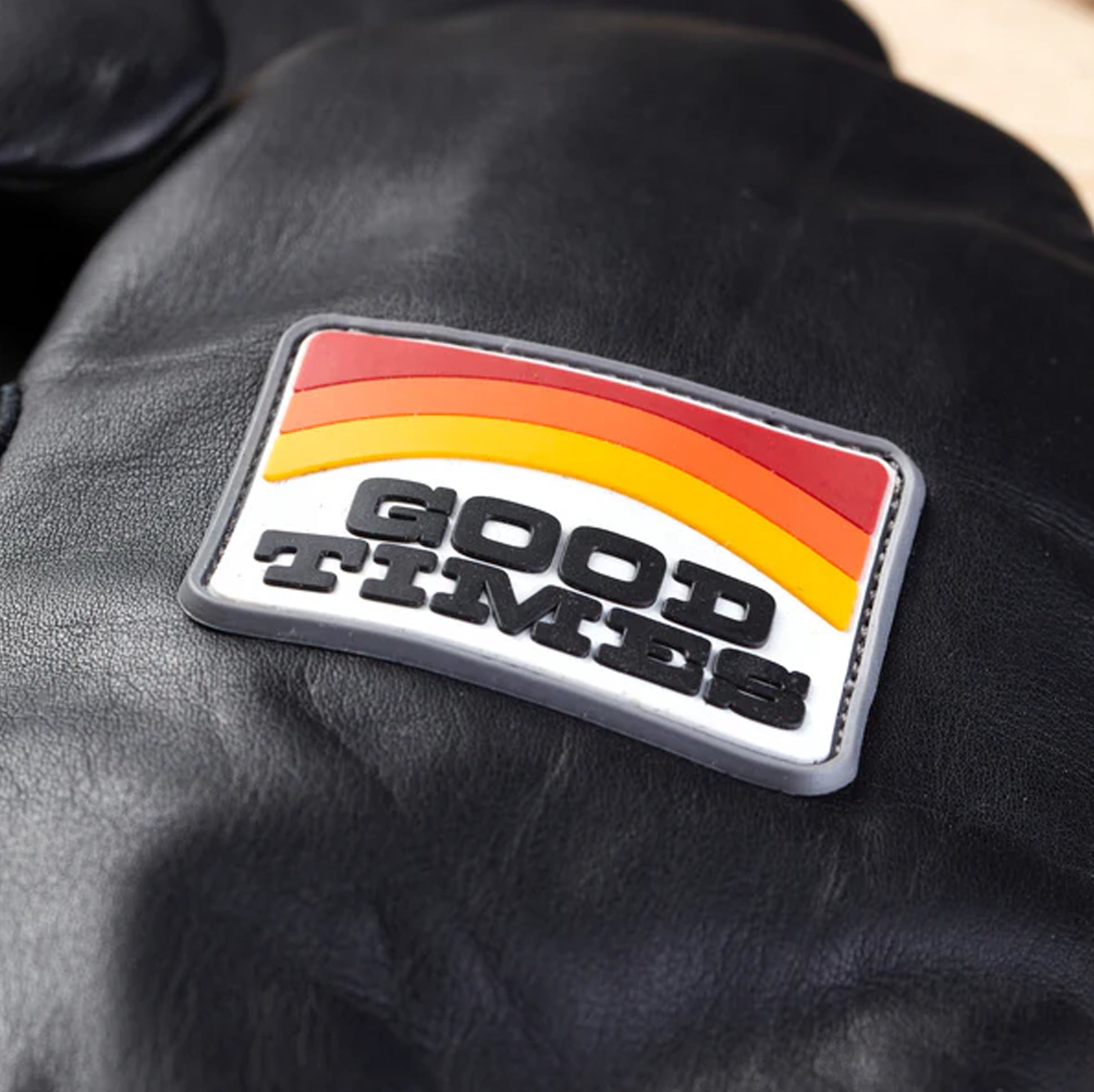 2025 Rad Draplin Rancher Mittens Good Times Badge