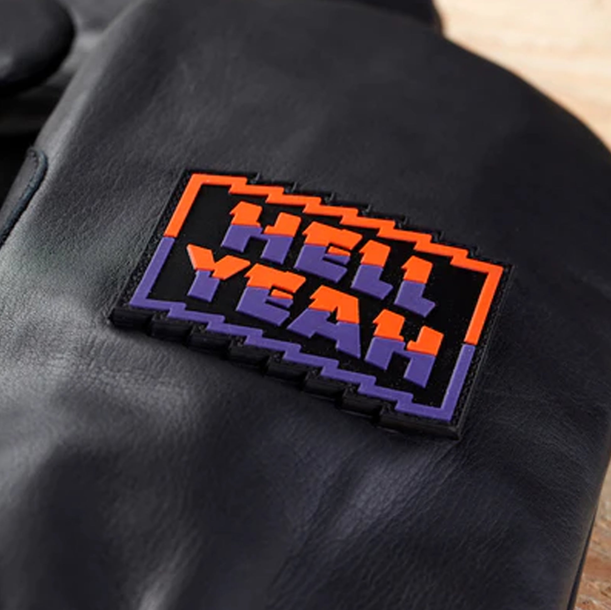 2025 Rad Draplin Rancher Mittens Hell Yeah Badge