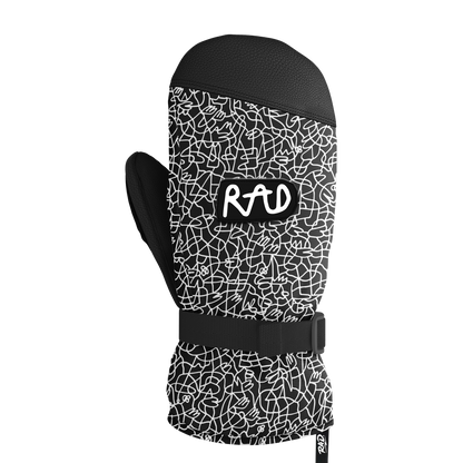 2025 Rad Sidehit+ Mittens Laced Beaufort Black Back