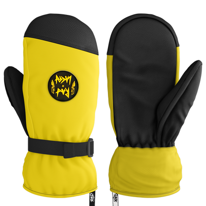 2025 Rad Sidehit+ Mittens Laced Mag Yellow