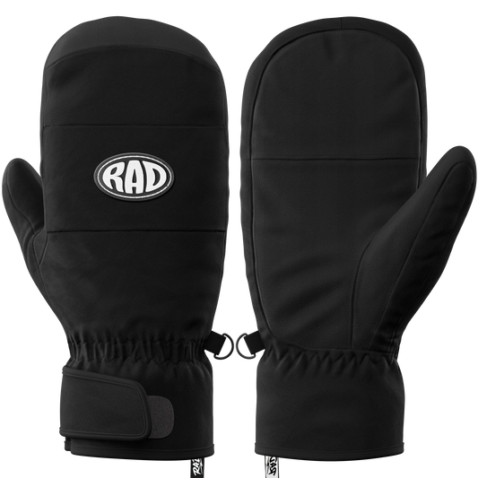 RAD WEEKENDER MITTENS RIPSTOP BLACK
