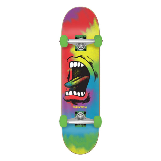Santa Cruz Big Mouth Tie Dye 8.0 Complete Skateboard