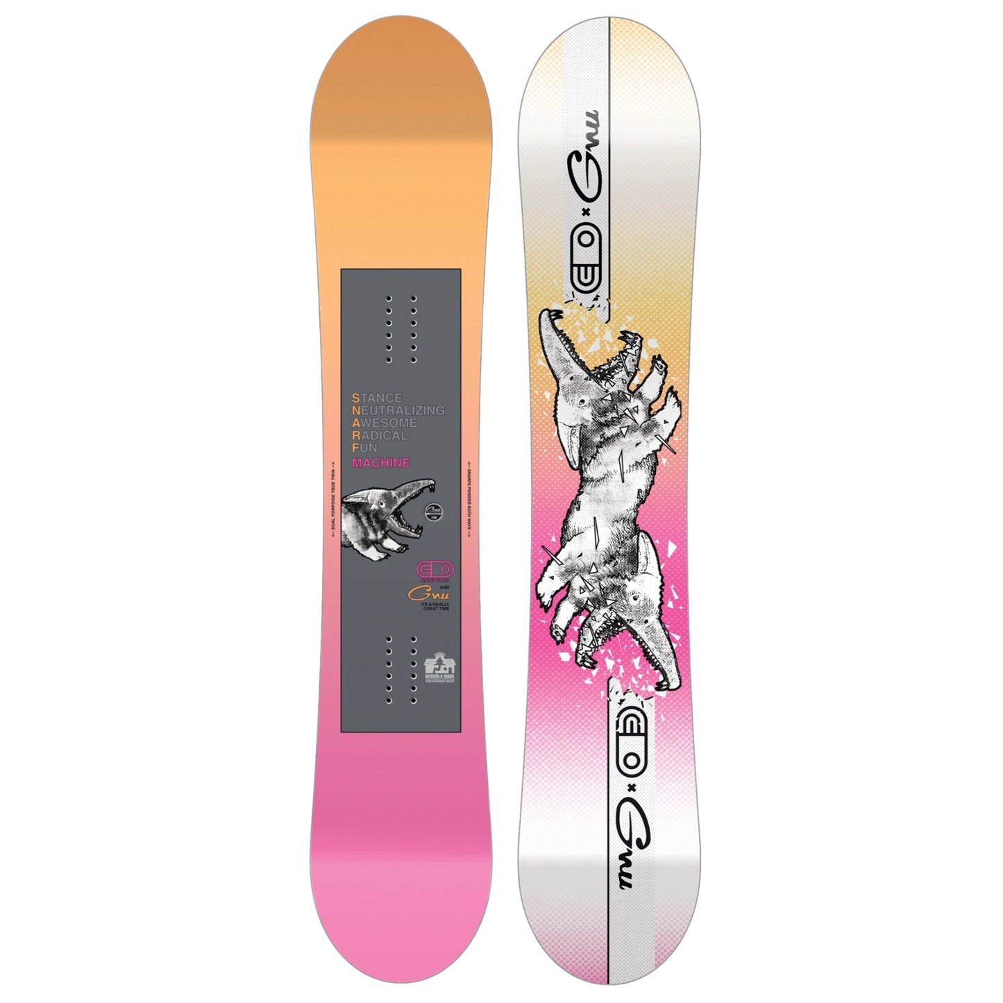 2027 GNU Airblaster S.N.A.R.F. Machine Snowboard