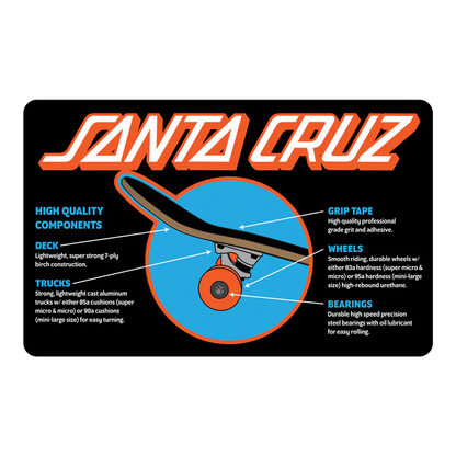 Santa Cruz Classic Dot Complete Skateboard