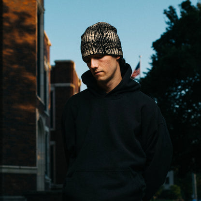 Corduroy Shadow Plaid Reversible Skully