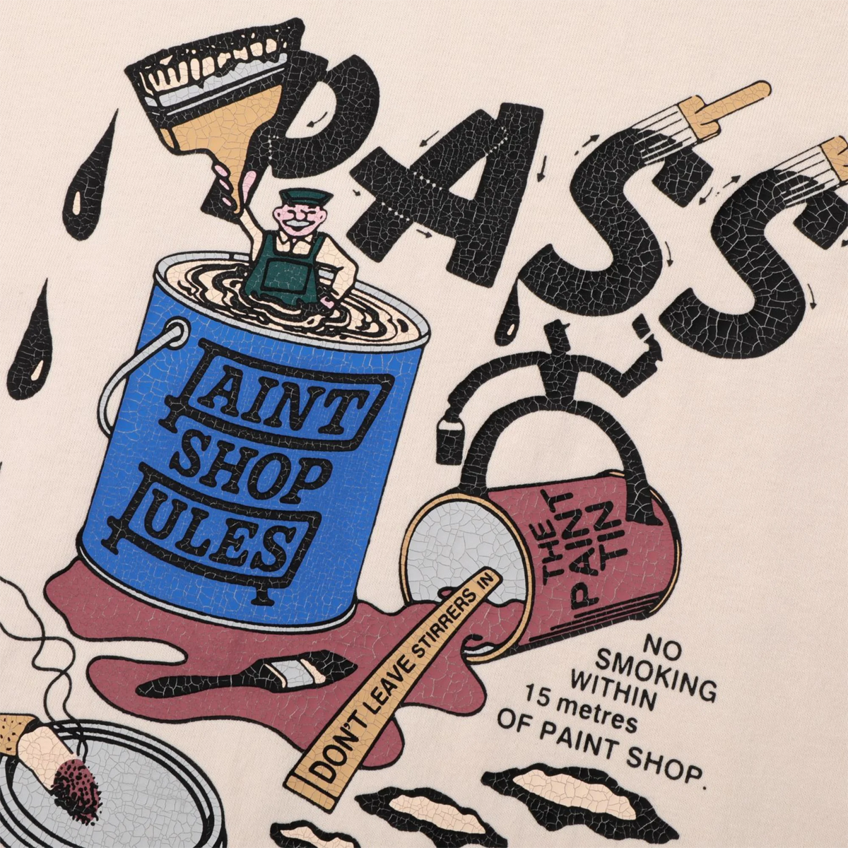 Pass~Port Shop Rules Tee – R#48