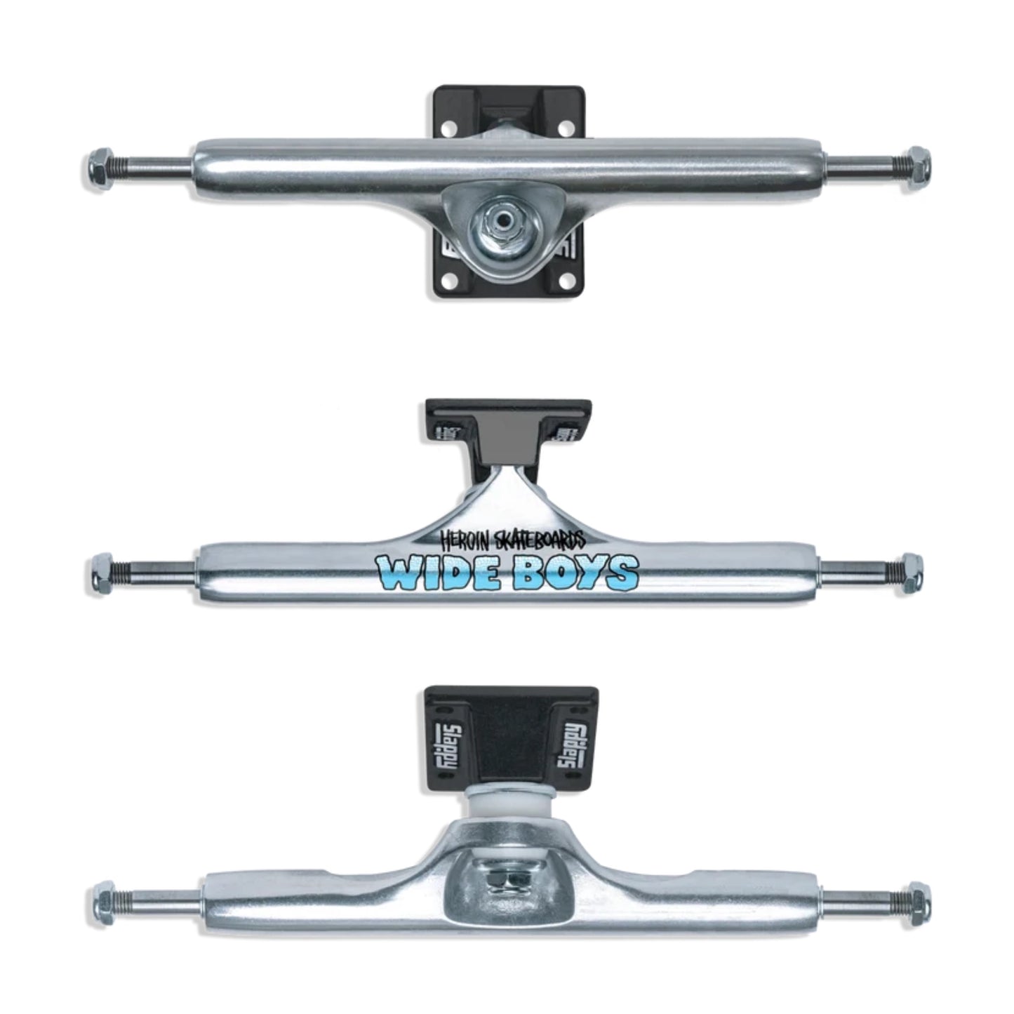 Slappy ST1 Hollow Wide Boy Skateboard Trucks (Set of 2)