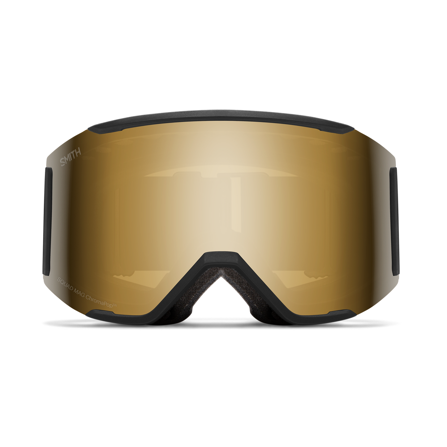 Smith Squad Mag Goggles - Black with ChromaPop Sun Black Gold Mirror Lens