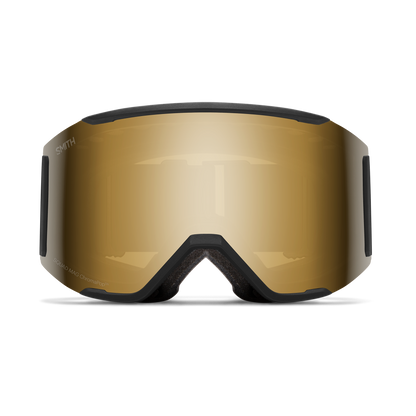 Smith Squad Mag Goggles - Black with ChromaPop Sun Black Gold Mirror Lens
