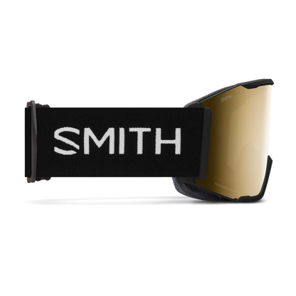 Smith Squad Mag Goggles - Black with ChromaPop Sun Black Gold Mirror Lens