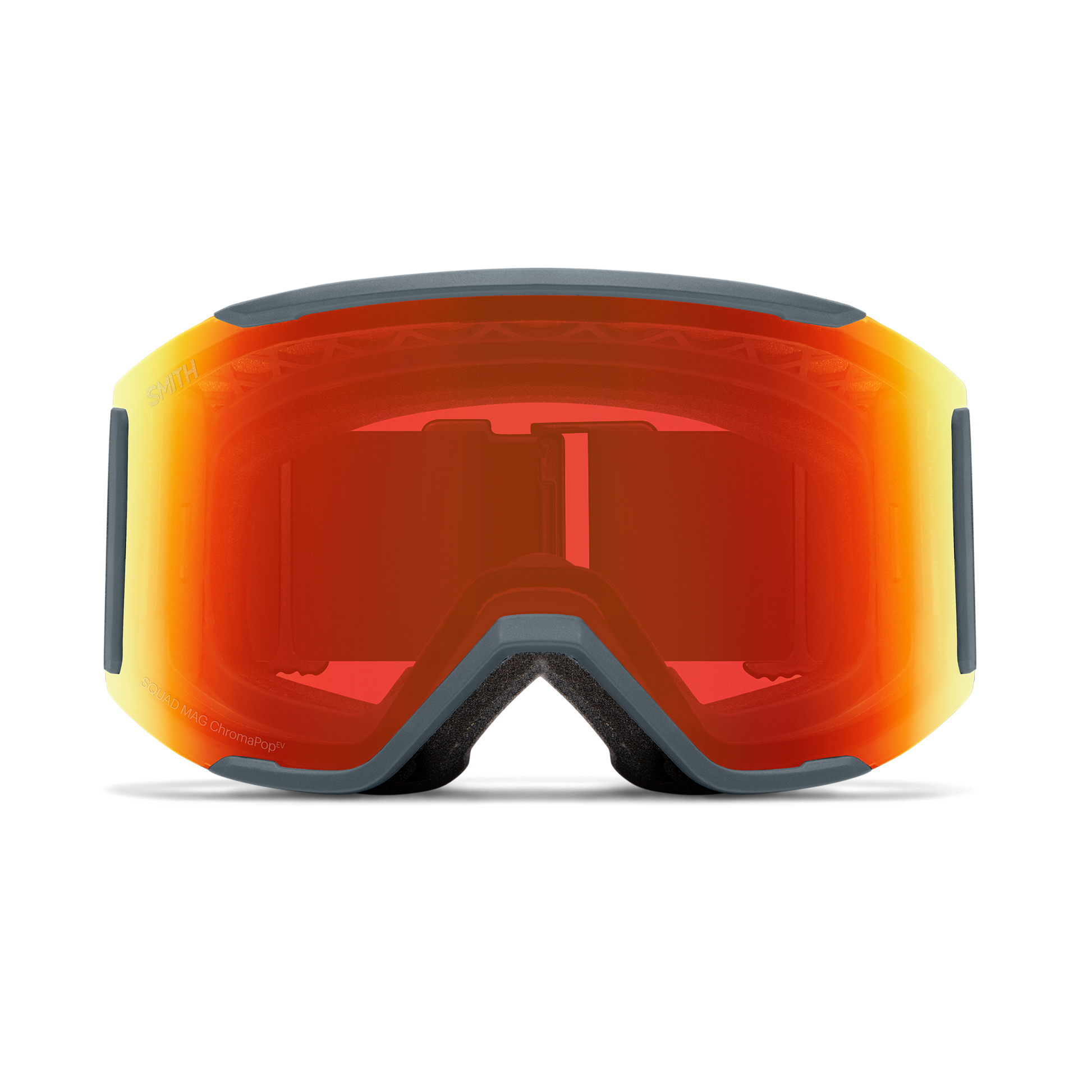 Smith Squad Mag Goggles - Slate with ChromaPop Everyday Red Mirror Lens