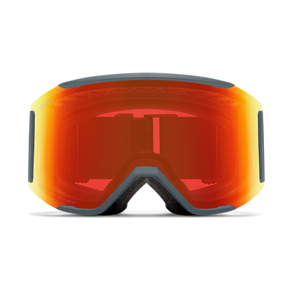Smith Squad Mag Goggles - Slate with ChromaPop Everyday Red Mirror Lens