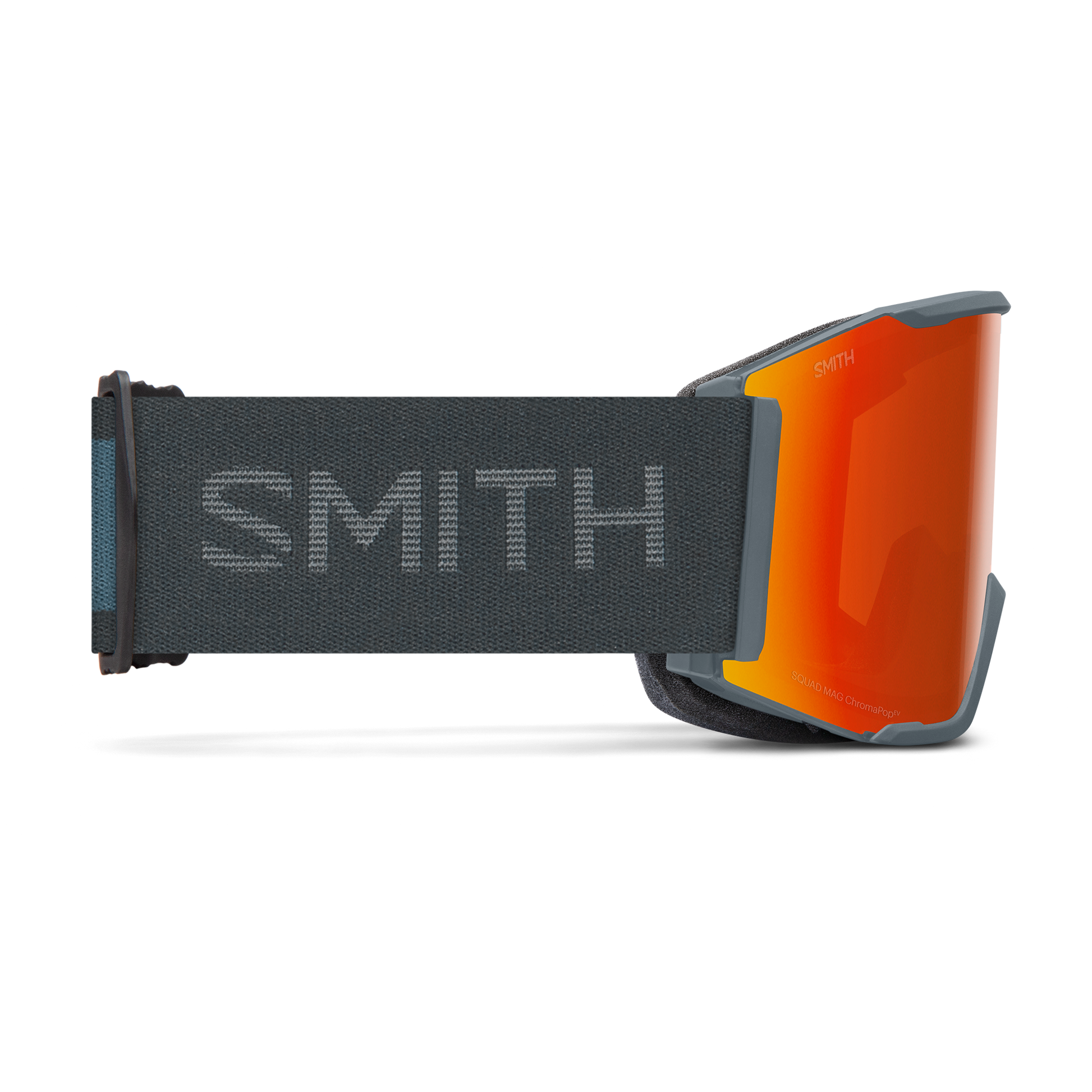 Smith Squad Mag Goggles - Slate with ChromaPop Everyday Red Mirror Lens