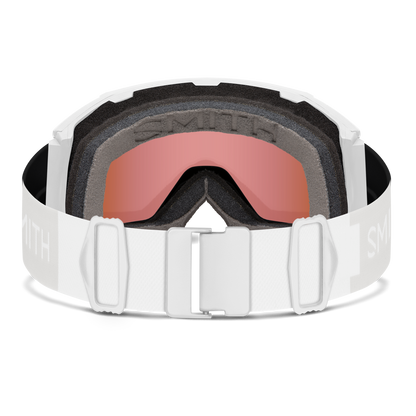 Smith Squad Mag Goggles - White Vapor with ChromaPop Everyday Rose Gold Mirror Lens