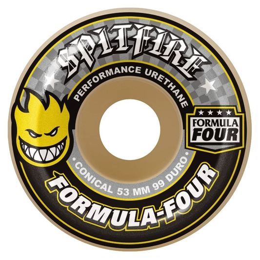 Spitfire Formula Four Skateboard Wheels - Conical - 99 Duro