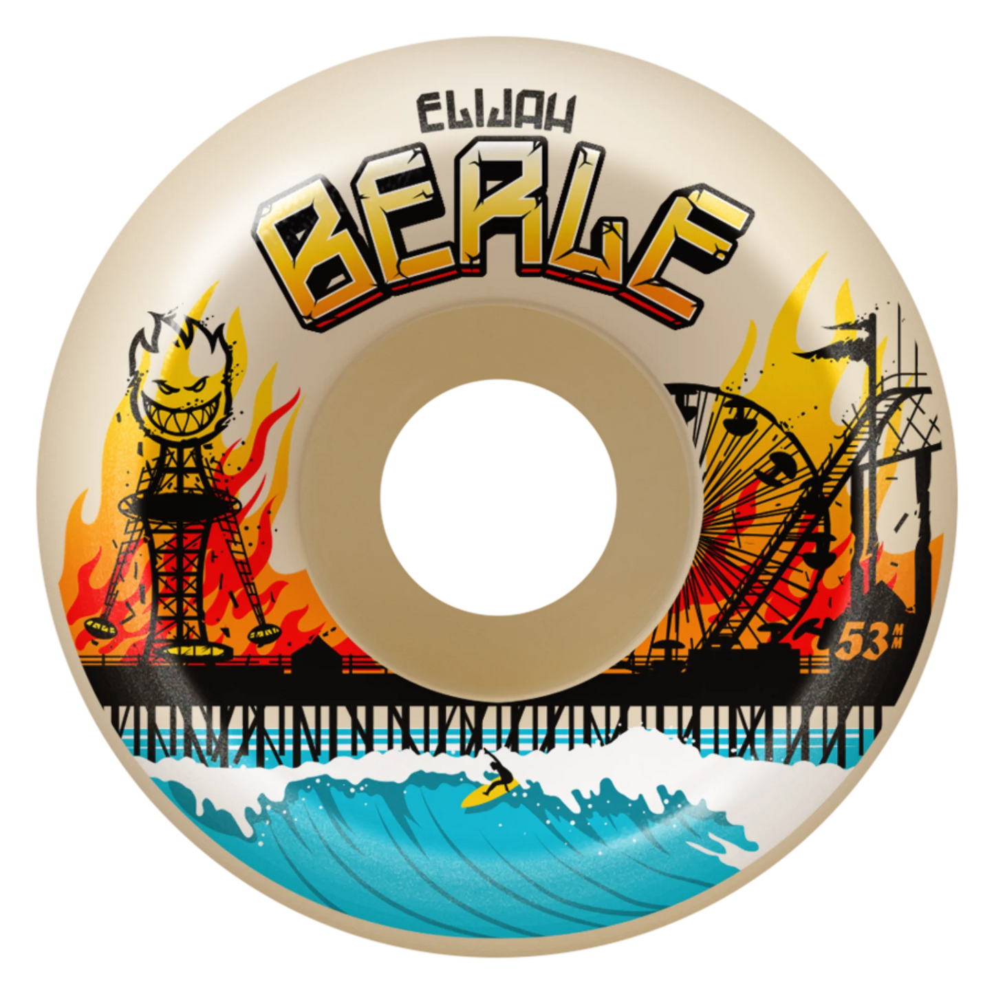 Spitfire Formula 4 Elijah Berle Skateboard Wheels - OG Classic - 99 Duro