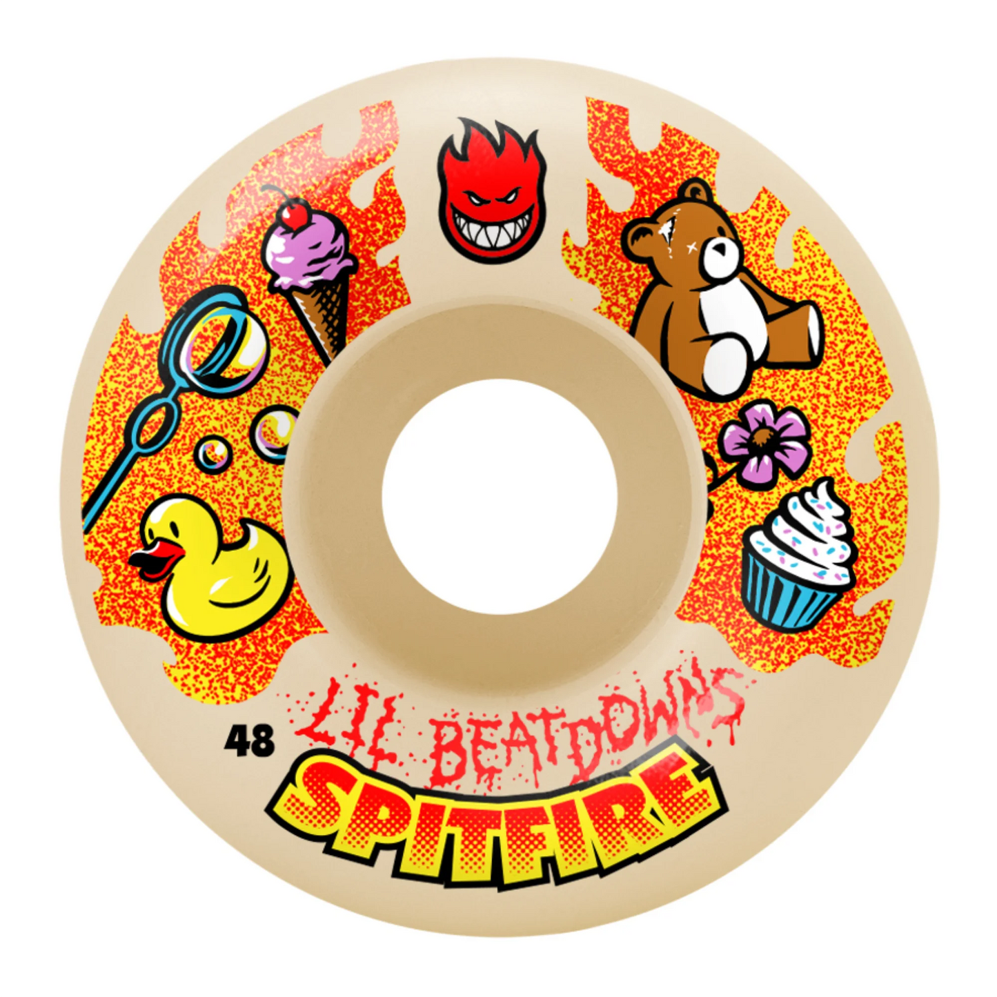 Spitfire Formula 4 - Lil Beatdowns Skateboard Wheels - Classic - 99 Duro