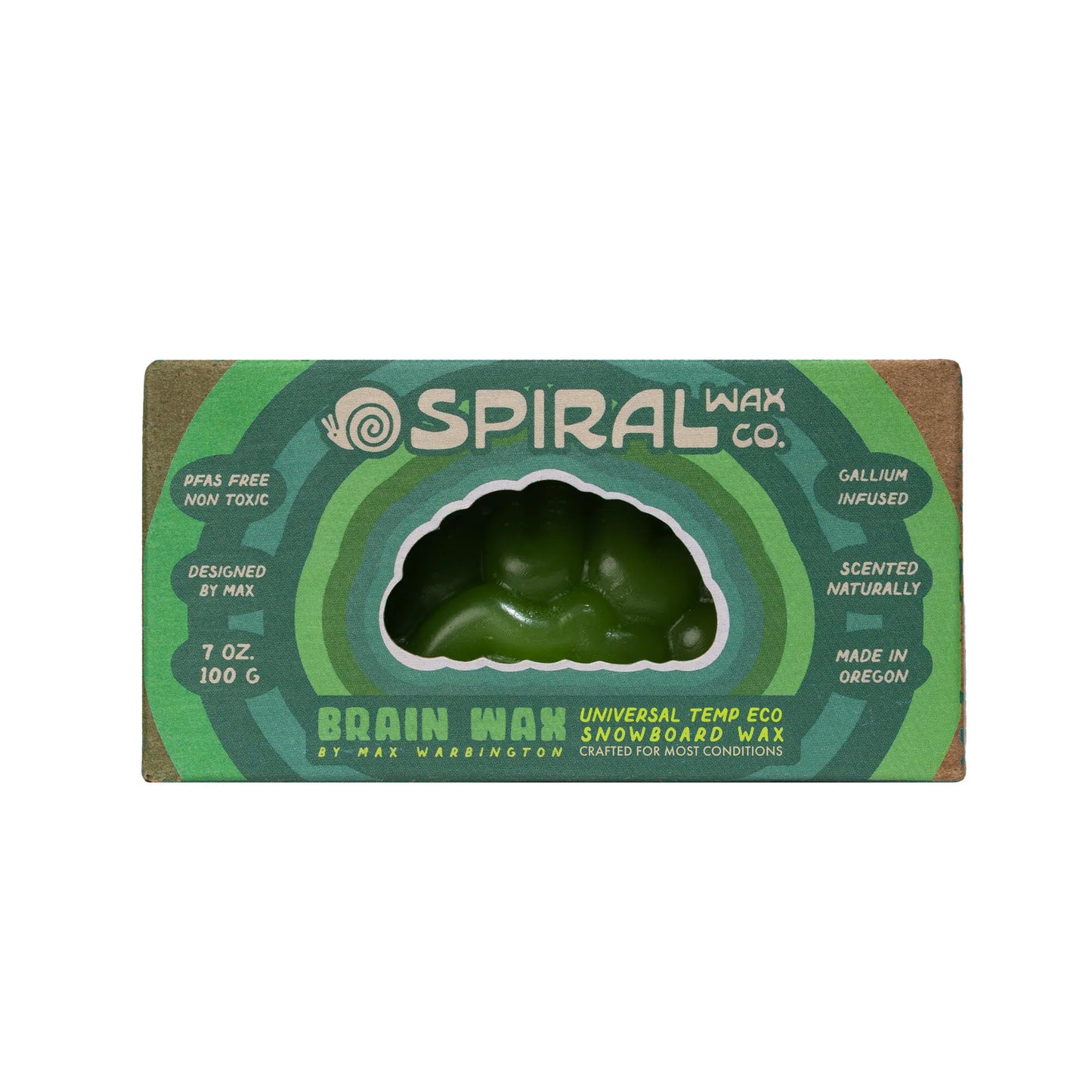 Spiral Brain Wax Gallium Infused Snowboard Wax