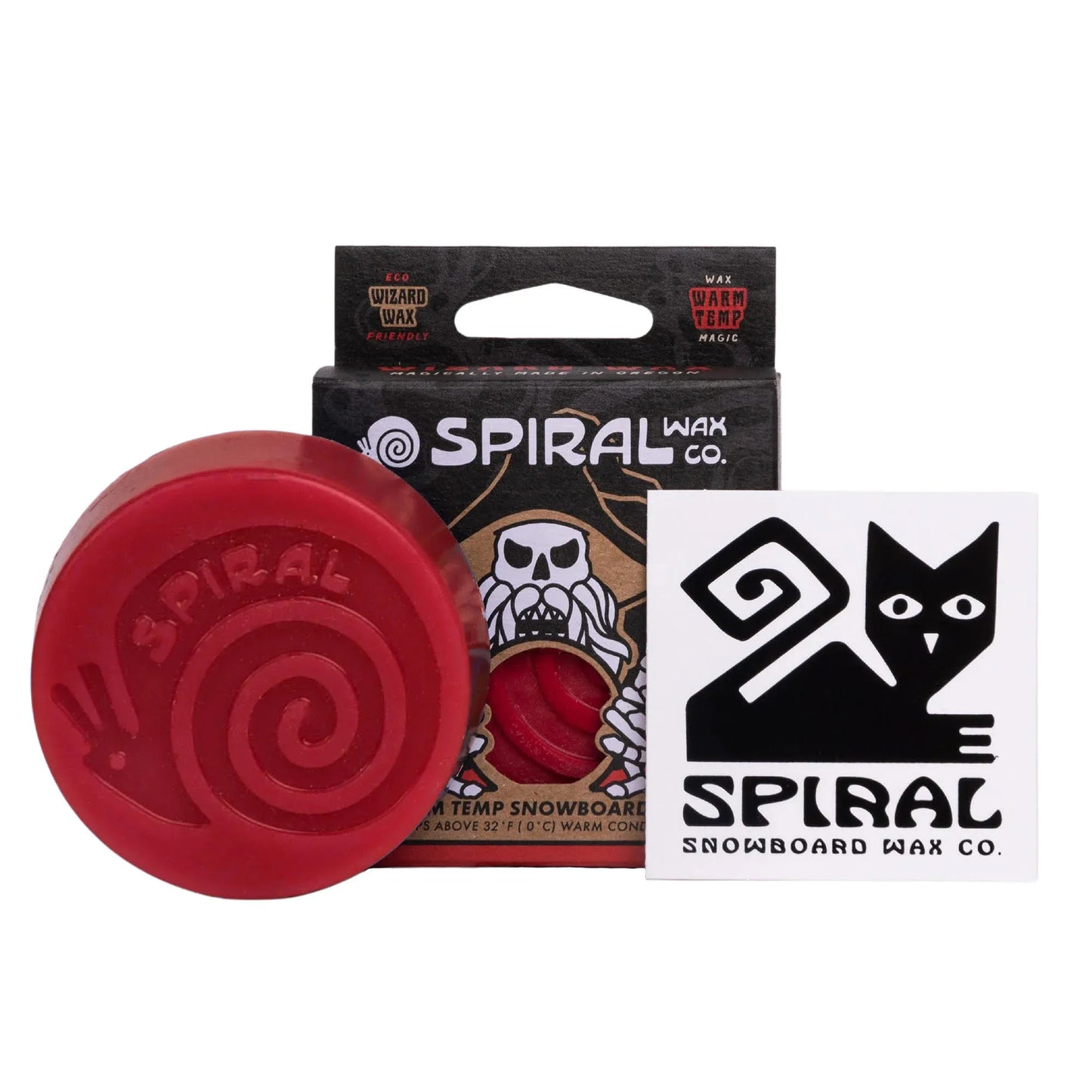 Spiral Wizard Wax Warm Temp Snowboard Wax