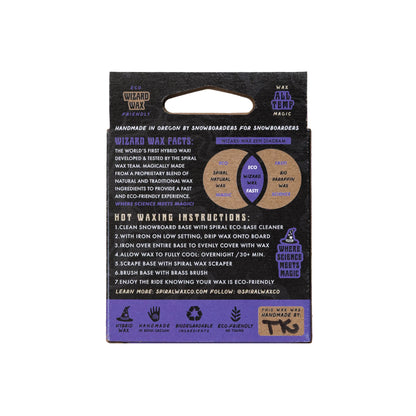 Spiral Wizard Wax All Temp Snowboard Wax