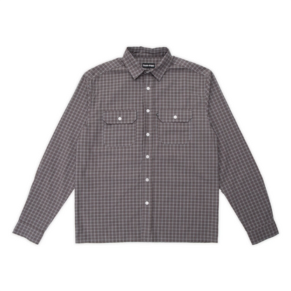 Pass~Port Workers Check Long Sleeve Shirt – R#48