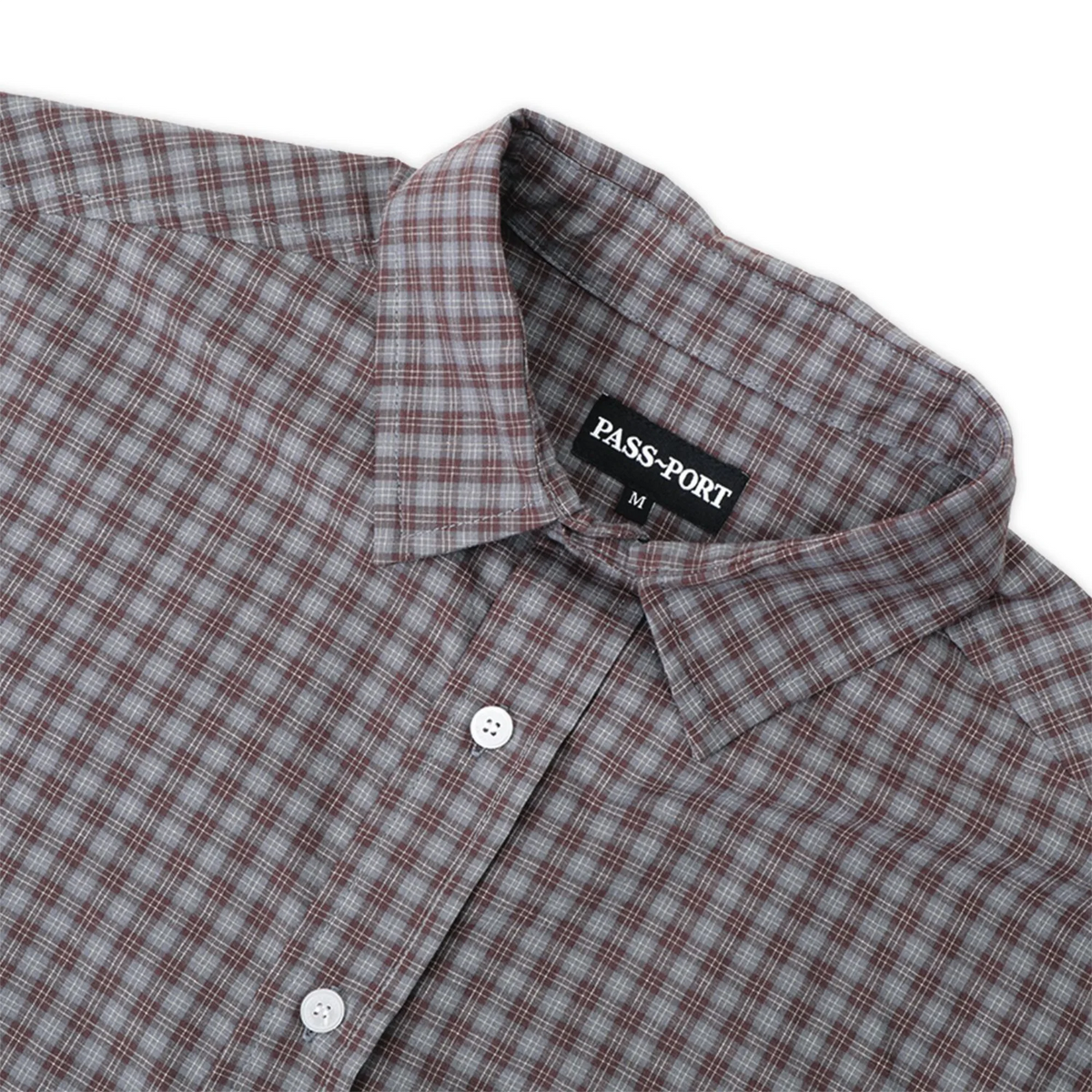 Pass~Port Workers Check Long Sleeve Shirt – R#48
