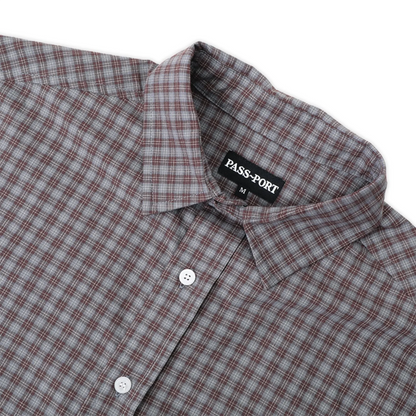 Pass~Port Workers Check Long Sleeve Shirt – R#48